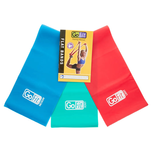 Latex Power Flat Band Kit for Resistance Band Training, Stretch Resistance Band, Mobility Band