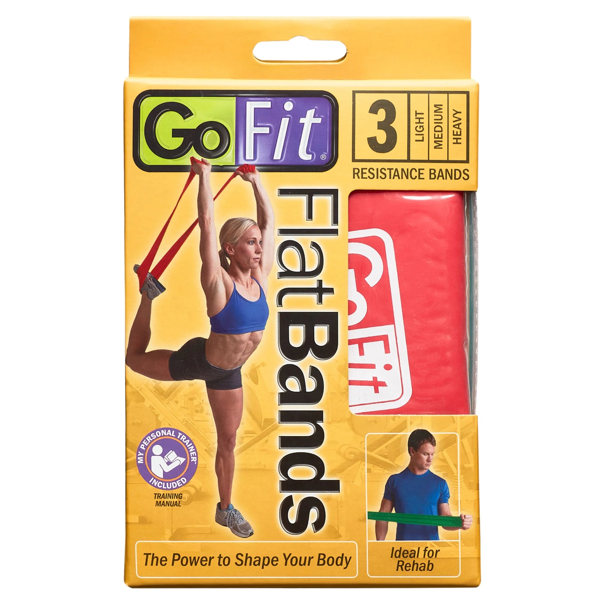 Latex Power Flat Band Kit for Resistance Band Training, Stretch Resistance Band, Mobility Band